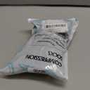 Lin Performance 15-20 mmHg Medical Compression Stockings for Women and Men Thigh High Dot-Top Open Toe Socks for Varicose Vein Swollen legs Travel Flight Pregnant(Black,L)