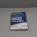 Doctor's Select Viscose Bamboo Ankle Diabetic Socks for Women and Men - 6 Pairs | Super Soft, Non Binding, Loose Wide Top (Large)