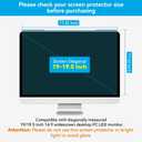MOSISO 19-19.5 inch Computer Blue Light Blocking Screen Protector Anti-UV Eye Protection Filter Film Panel for Diagonal 19,19.5 inch 16:9 Widescreen Desktop PC LED Monitor(17.32x11.42 inch/L x W)