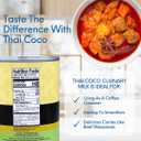 Thai Coco - Organic Coconut Milk Full Fat Unsweetened - 14 fl. oz. 6 Pk