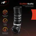 A-Premium Turbocharger Intercooler Hose Compatible with BMW E70 Series X5 2009-2013, L6 3.0L, with clamp, Replace# 11617796292