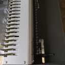 Rayson TD-1500B34R Binding Machine, Round Holes, 3:1 Pitch Wire-O Binder Punch 15 Sheets/Bind 130 Sheets with Sturdy Metal Construction