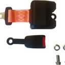 Yakitoko 1Pack Universal Tractor Seat Belts and Suitable for Forklift Mower Buggy Golf Cart Retractable 70inch Orange