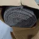 FloorTags Vinyl Mesh Entry Mat 4 x 15  Gray Heavy-Duty Open-Back Mat with Scraper Design for Cleaner, Drier Entrances | Indoor/Outdoor Drainage (Grey)