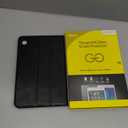 for Samsung Galaxy Tab A9 8.7 inch Case with S Pen Holder 2023 Model(SM-X110/X115/X117) Genuine Leather Cover Protective Shell.Black