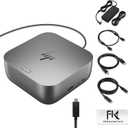 HP Docking Station for Laptop Dual Monitor and Charging Bundle - HP Thunderbolt 4 Ultra 100W G6 Dock with 100W AC Adapter, HDMI & DP Cable & USB-C Cable