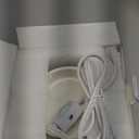 VICTORIA AROMA Ceramic Wax Melt Warmer - LED Night Light Candle Wax Warmer for Scented Wax, Electric Fragrance Wax Melter for Home, Office, Bedroom Decor, and Gifts (White)