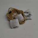 Triple Plug in Pendant Lights with Cord Hanging Lamp Kit with Switch 23 Ft Long Hemp Rope Farmhouse Pndant Light Cord Lighting Fixture Kits DIY Hanging Light (Yellow)