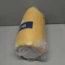 DJY Striped Quilt Set Queen Size, Yellow Grey Boho Striped Patchwork Leaves Printed Bedspread Coverlet Set 3 Pieces Soft Lightweight Microfiber Quilted Bedding Set for All Season (96"x90")