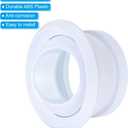 PATIKIL 12 Inch Round Air Vent Covers, 1Pcs ABS Adjustable Soffit Vent Ceiling Ball Jet Nozzle Air Diffuser for Bathroom Kitchen Living Room Ventilation, White