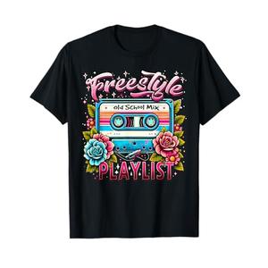 Freestyle Playlist Old School Mix Best Throwback Concert T-Shirt XL
