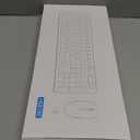 Wireless Keyboard and Mouse Combo, Full-Sized Wireless Keyboard and Adjustable DPI Mouse, 2.4GHz USB Receiver, Silent Keyboard and Mouse for PC, Windows, MAC, Desktop, Laptop (Avocado Green)