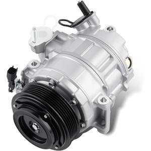 Car A/C Compressor Fit for Ford Explorer 11-19 3.5L, Police Interceptor Utility 13-15 3.7L Automotive Replacement AC Compressor 98332, DB5Z19703A, BB5Z19703B A/C Compressor for Car CO 9777C