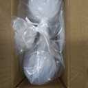 50 Pack Plastic Cups 9 oz Clear Plastic Cups for Cocktail Fancy Disposable Cup for Party Stemless Wine Glasses for Wedding Thanksgiving Christmas Party Graduation