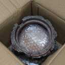 3 in 1 Reptile Hide Cave,Lizard Humid Hideout with Detachable Base and Clay Water Dish,Essential Reptile Terrarium Tank Accessories Decor for Leopard Geckos, Crested Geckos, Snakes, Crabs