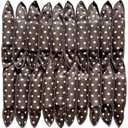 Aimin Soft Overnight Foam Curlers with Satin Sponge Rollers for Long Hair, No-Heat Curls (20 pcs, black)