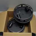 piano7797 13 inch Black Flush Mount Ceiling Light Fixtures, 3-Light Modern Hallway Light Fixtures Ceiling, Black Light Fixture Ceiling Mount for Farmhouse, Kitchen, Bedroom 2 Pack