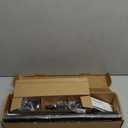 Zeerobee Curtain Rods for Windows 48 to 84, 1 Inch Industrial Wrap Around Black Curtain Rod, Indoor/Outdoor Room Divider Adjustable Drapery Pole, 48"-86"