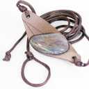 Handmade Leather Throwing Sling Old-Fashioned Slingshot Rock Sling