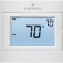 Emerson 1F83C-11NP Conventional (1H/1C) Non-Programmable Thermostat, White