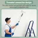 Bates- Paint Roller Frame, 9 inch, 2 Pack, Paint Roller Handle for Painting Wall