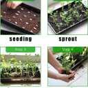 RooTrimmer 20 Pack 1020 Trays, No Drain Holes, 20" x 10", Extra Thick Heavy Duty Seed Starting Trays -Reusable Propagation Flats for Microgreens, Seedlings, Plant Germination, Fodder and Transplant