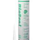 Clear BioSeal 100% Silicone Sealant Caulk Kitchen and Bath Grade, Waterproof and No Odor No Color Change 10.1 Ounce Cartridge, 25 Clear Tubes Box