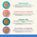 Applaws Natural Wet Canned Cat Food, Limited and Natural Ingredients, High Protein with No Artificial Additives, Fish Selection Variety Pack in Broth (24 x 2.47oz Cans)