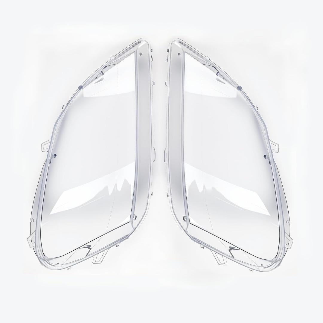 Headlight Lens Covers for Mercedes-Benz GL-Class X164 2007-2012
Fits X164 GL320 GL350 GL450 GL550, Left & Right Pair, Includes Butyl Sealant Tape, Optical PC, UV-Resistant