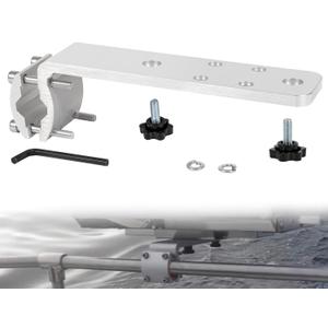 58182 Stow N' Go Grill Rail Mount Bracket, Compatible with Any Kuma Grill and RV Boat Camping Inside/Outboard 7/8" to 1-1/4" Round or 1-1/4" Square Horizontal Railings