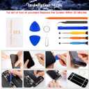 for iPhone 12 Pro Max Screen Replacement A2411 3D Touch LCD Screen Replacement A2342 LCD Display A2410 Touch Digitizer Assembly A2412 Repair Parts Kits