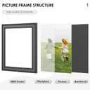 16x20 frames Black, 2-Inch Wide Border Poster Frames 16 x 20 with Black Backboard, picture frames 16x20 Wall Hanging