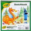 Crayola Sketchbook 9 inch x 9-40 Sheets Pack (1 Pcs)