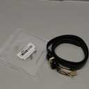 TRIWORKS Women Leather Belt for Jeans Pants Fashion Ladies Skinny Faux Leather Dress belt with Gold Buckle (Fit Waist Size 23"-26", Black)