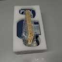 Electric Guitar Shaped Ceramic Mug, Novelty Music Themed Coffee Cup, Creative Drinkware for Tea, Funny Birthday, Halloween, Christmas Gift for Musicians & Rock Lovers, 15 oz (Blue)