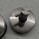 HOME SO Suction Cup Hooks for Shower, Bathroom, Kitchen, Glass Door, Mirror, Tile  Loofah, Towel, Coat, Bath Robe for Hanging up to 15 lbs  Polished Matte Chrome, Brushed Nickel (2-pack)