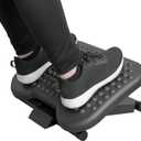 Mount-It! Ergonomic Under Desk Footrest with Massage Rollers, Adjustable Height & 30 Tilt Foot Rest Under Desk (4.25"6.75"), Office Foot Stool with Non Slip Surface (Black)