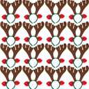 Max Fun 16Pcs Christmas Reindeer Antlers Headband Deer Antler Headbands for Christmas Holiday Photo Booth Props Kid's Party Favors
