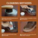 Saddle Soap For Leather Boots Cleaning Suede Shoe Leather Conditioner Shoe Polish Kit 2.11OZ