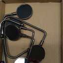 Christmas Mantle Stocking Holders Set of 6 - Upgrade Non-Slip Fireplace Hangers, Lightweight Metal Hooks for Christmas Party Decoration (Nickel)