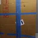 Bathroom Mirror for Wall with Wooden Frame, 36"x24" Solid Wood Vanity Mirror for Farmhouse, Bathroom, Bedroom Decor, Vertical or Horizontal Hanging (Brown)