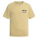 Quiksilver Boys' Short Sleeve Logo Graphic T-Shirt, Soft & Comfortable, Regular Fit, Yellow Omni, XL