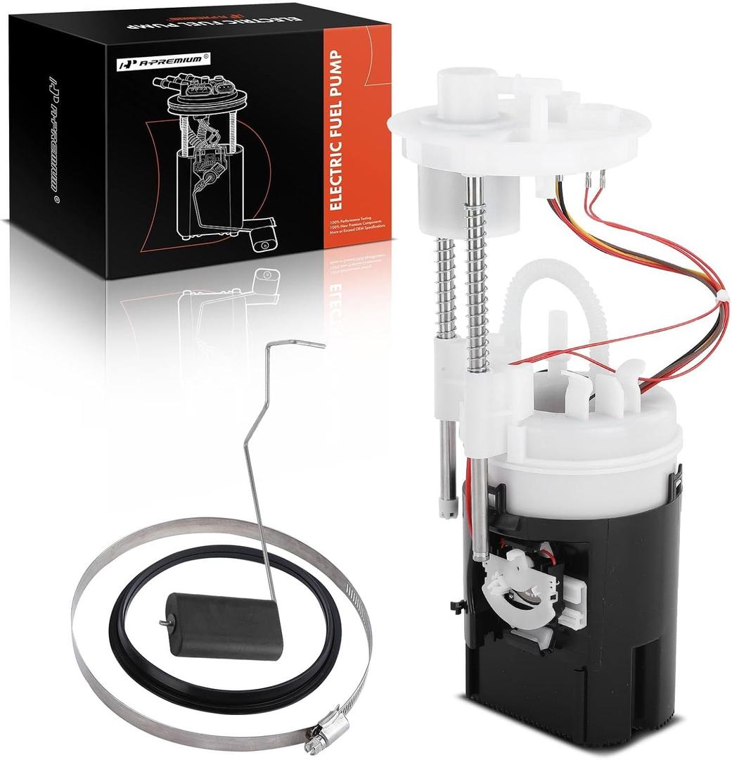 A-Premium Electric Fuel Pump with Sending Unit Compatible with BMW X5 2010-2018, X6 2008-2019, 3.0L 4.4L, With 4 and 2 Pins