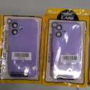 iPhone 16 Case, 4 pack: 2Purple, 1Black, 1Light