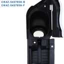 Fuel Filler Door Housing Pocket Hinge with White Cover Compatible with 20152023 Ford Transit 150 250 350 Gas Models, Replace CK4Z-5427936-A CK4Z-61405A26-B CK4Z-5427936-F