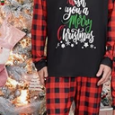 VS&LLWQ Family Christmas Pjs Matching Sets Christmas Pajamas for Family Christmas Elf Pjs Holiday Xmas Jammies Set (Men XX-Large, Ab2)