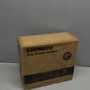 Edergoo Kids Wooden Hangers 20 Pack, Natural Wooden Baby Hangers with Smooth Finish, Solid Wood Children Hanger for Clothes with Precisely-Cut Notches, Swivel Hook Baby Clothes Hanger for Closet