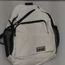 SUIKIHUM Convertible Sling Bag Crossbody Backpack, 12.9-Inch Tablet Bags with Headphone Jack Shoulder Bag Casual Pack for Women Men Hiking Travel (White)