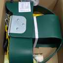 High Back Full Bucket Toddler Swing Seat with 3- Point Adjustable Safety Harness, 66 inch Detachable Chain,Suitable for Babies Aged 6-24 MonthsBaby Swing for Swingset (Green)