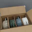 MONITO Ceramic Salad Bowl with Handles, 28 oz French Onion Soup Bowls, Ceramic Soup Bowls for Cereal, Pasta, Chilli, Beef Stew, Stackable Serving Bowl Set of 4 (28 OZ)